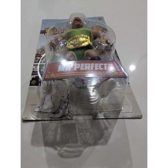 WWE WWF Mattel Mr Perfect Kurt Hennig Superstars Series 6 Walmart Unpunched - Picture 5 of 7
